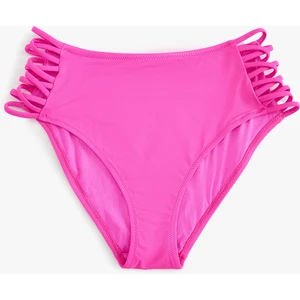 Yüksek Bel Bikini Altı Yanları Ipli Astarlı