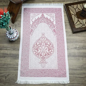 Asya Bayrak Tafta Seccade Açık Bordo