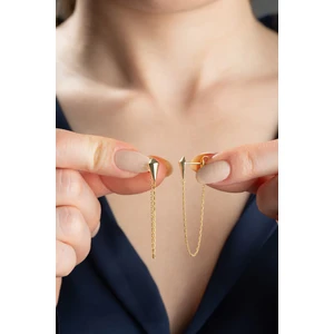 Silvano Jewelry 925 Ayar Gümüş Zincir Küpe