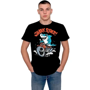 Shark Rider Köpekbalığı Sürücü Motor Motorsiklet Tişört  T-Shirt