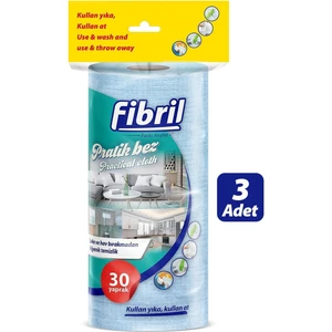 Çok Amaçlı Pratik Rulo Bez 30 Yaprak x 3 Adet