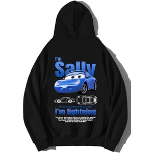 BRZ Collection Oversize I'm Sally Hoodie Siyah