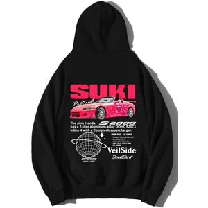 BRZ Collection Oversize Fast And Furious Suki Hoodie Siyah