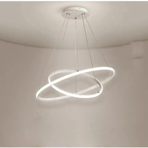 Robin 2'li Beyaz Beyaz Ledli Avize