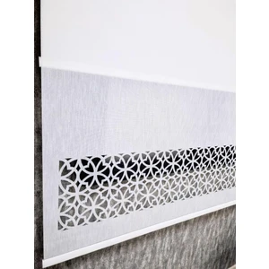 Bbb Çift Mekanizmalı Keten Lazer Kesim Tül ve Stor Perde MLT5017