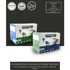Castlemag Day&night. Magnezyum Takviyesi