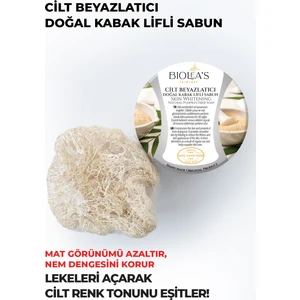 Cilt Beyazlatıcı Doğal Kabak Lifli Sabun 135 gr