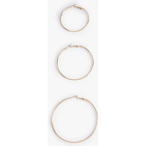 Ince  Halka Küpe Seti 3'lü