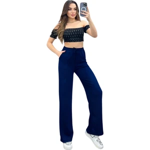 CMZ Collection Kadın Yazlık Günlük Esnek Ince Yeni Sezon Palozzo Pantolon