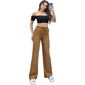 CMZ Collection Kadın Yazlık Günlük Esnek Ince Yeni Sezon Palozzo Pantolon