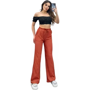 CMZ Collection Kadın Yazlık Günlük Esnek Ince Yeni Sezon Palozzo Pantolon