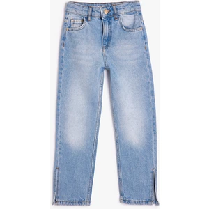 Normal Bel Dar Paça Kot Pantolon - Slim Jean