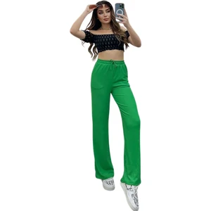 CMZ Collection Kadın Yazlık Günlük Esnek Ince Yeni Sezon Palozzo Pantolon