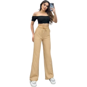 CMZ Collection Kadın Yazlık Günlük Esnek Ince Yeni Sezon Palozzo Pantolon