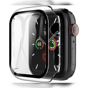 Apple Watch 44MM Uyumlu Zore 01 Kasa ve Ekran Koruyucu, Şeffaf