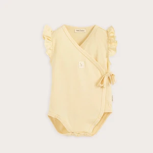 Goose Fırfırlı Body Sarı