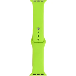 Apple Watch 7 45MM Uyumlu Band Serisi Klasik Kordon Silikon Strap Kayış, Yeşil