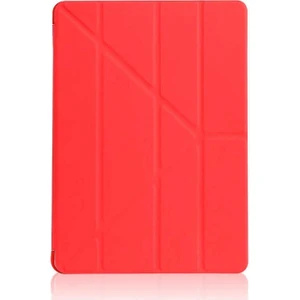 Apple iPad 10.2 2021 (9.nesil) Uyumlu Kılıf Zore Tri Folding Standlı Kılıf, Kırmızı