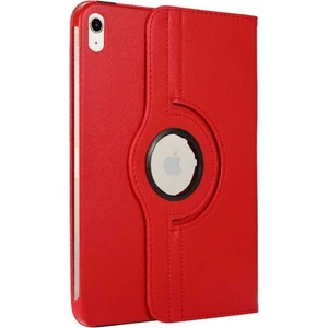 Apple iPad 10.9 2022 (10.nesil) Uyumlu Zore Dönebilen Standlı Kılıf, Kırmızı