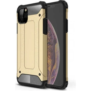 Apple iPhone 11 Pro Max Uyumlu Kılıf Zore Crash Silikon Kapak, Gold