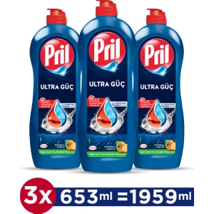 Türkiye Serisi, Adana Portakalı Elde Yıkama Sıvı Bulaşık Deterjanı 653 Ml, 3 Adet