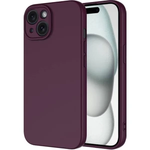 Apple iPhone 15 Plus Uyumlu Kılıf Zore Mara Lansman Kapak, Koyu Mor