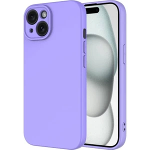 Apple iPhone 15 Plus Uyumlu Kılıf Zore Mara Lansman Kapak, Lila