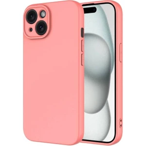 Apple iPhone 15 Plus Uyumlu Kılıf Zore Mara Lansman Kapak, Pembe