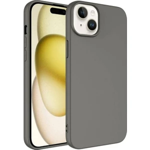 Apple iPhone 15 Uyumlu Kılıf Zore Lsr Lansman Kapak, Titanyum