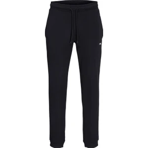 Jack & Jones Erkek Siyah Paçası Ribanalı Eşofman Altı 12261986