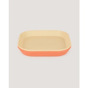 Let's Be Child 2'li Kare Tabak Peach-Vanillia