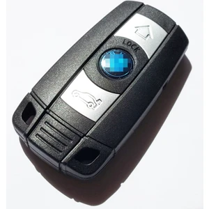 Bmw E87 E90 2004-2013 Uyumlu Smart Anahtar Kabı Kumanda Kabı Oto Anahtarlık Logolu Cas3