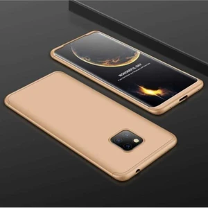 Huawei Mate 20 Pro Uyumlu Kılıf Zore Ays Kapak, Gold