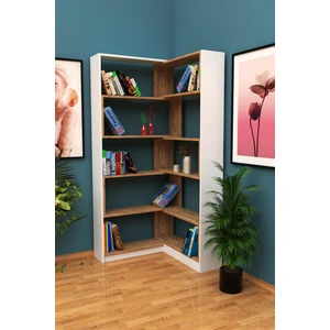 3G Tasarım Köşe Kitaplık Kutulu