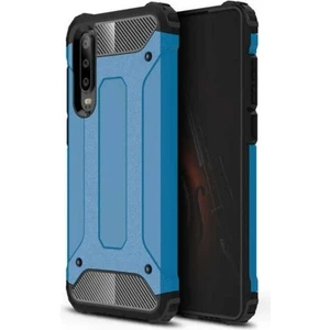 Huawei P30 Uyumlu Kılıf Zore Crash Silikon Kapak, Mavi