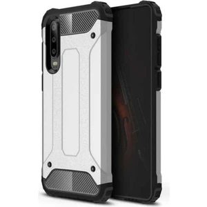 Huawei P30 Uyumlu Kılıf Zore Crash Silikon Kapak, Gri