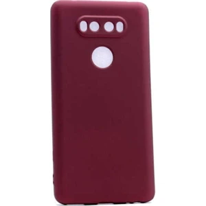 Lg V20 Uyumlu Kılıf Zore Premier Silikon Kapak, Bordo
