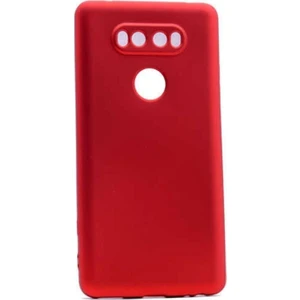 Lg V20 Uyumlu Kılıf Zore Premier Silikon Kapak, Kırmızı