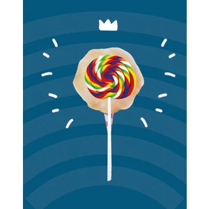 Çok Renkli Lolipop Silgi