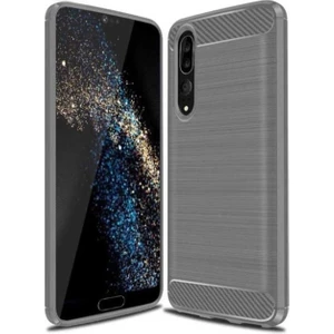 Huawei P20 Pro Uyumlu Kılıf Zore Room Silikon Kapak, Gri