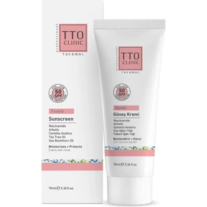 Tto Clınıc Renkli Güneş Koruyucu Krem 50 Spf 70 ml