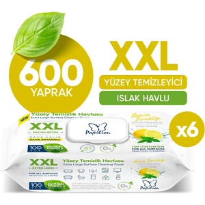 Easy Clean XXL Limon Kokulu Naturel Formül 600 Geniş Yaprak