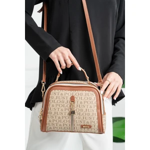 Just Polo Kadın Omuz Çantası JPM2057 Vizyon Taba