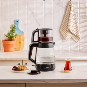 Glass Tea Xl 2 In1 Cam Çay Makinesi Space Gray