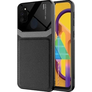 Samsung Galaxy M21 Uyumlu Kılıf Emiks Kapak, Siyah