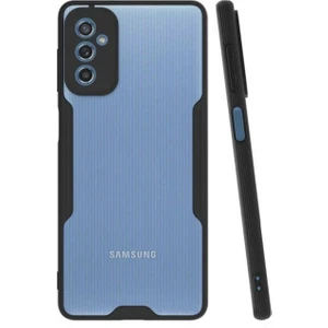 Samsung Galaxy M52 Uyumlu Kılıf Parfe Kapak, Siyah