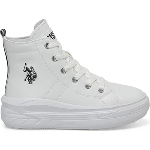 U.S. Polo Assn. Clementıne Pu Jr 4Pr Beyaz Kız Çocuk High Sneaker