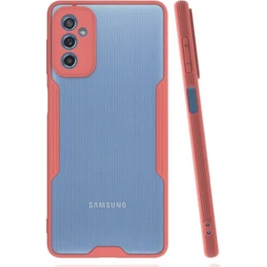 Samsung Galaxy M52 Uyumlu Kılıf Parfe Kapak, Pembe
