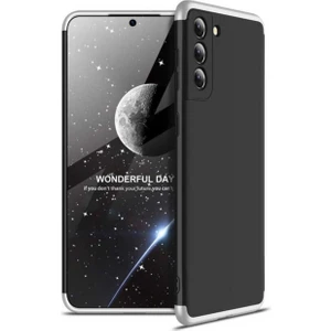 Samsung Galaxy S21 Plus Uyumlu Kılıf Ays Kapak, Siyah-Gri