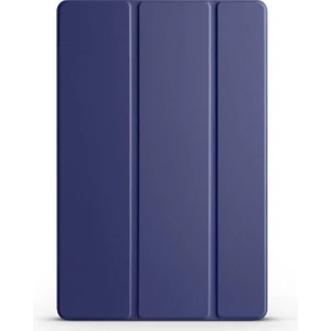 Samsung Galaxy Tab A9 Plus Uyumlu Zore Smart Cover Standlı 1-1 Kılıf, Lacivert